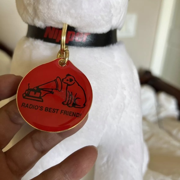 Dakin Vintage 1993 Rca Nipper Dog Radio Plush Stuffed Animal Boat party - Picture 4 of 8